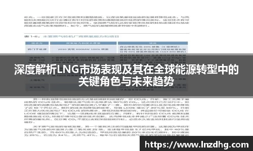 深度解析LNG市场表现及其在全球能源转型中的关键角色与未来趋势