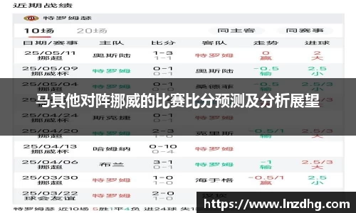马其他对阵挪威的比赛比分预测及分析展望